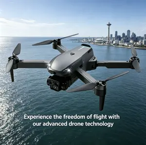 M8 Pro 2026 Foldable Aerial Drone with 4K UHD EIS Anti-Shake Camera, GPS Precise Positioning System, 5G WiFi FPV Real-time Transmission,   Intelligent Obstacle Avoidance, Auto Return, 360° Stunt Roll, 2 Batteries for Adults Beginners Aerial Photography