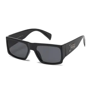 Big Frame Locs Sunglasses - Classic Design with Black Lenses and Stylish Fit