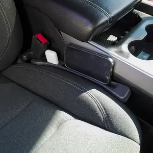 2PCS Car Seat Gap Filler with Phone Holder,[New Upgrade] Multi-Function Car Side Seat Gap Filler for Prevent Items Falling,Universal Car Seat Organizer Car Accessories Interior