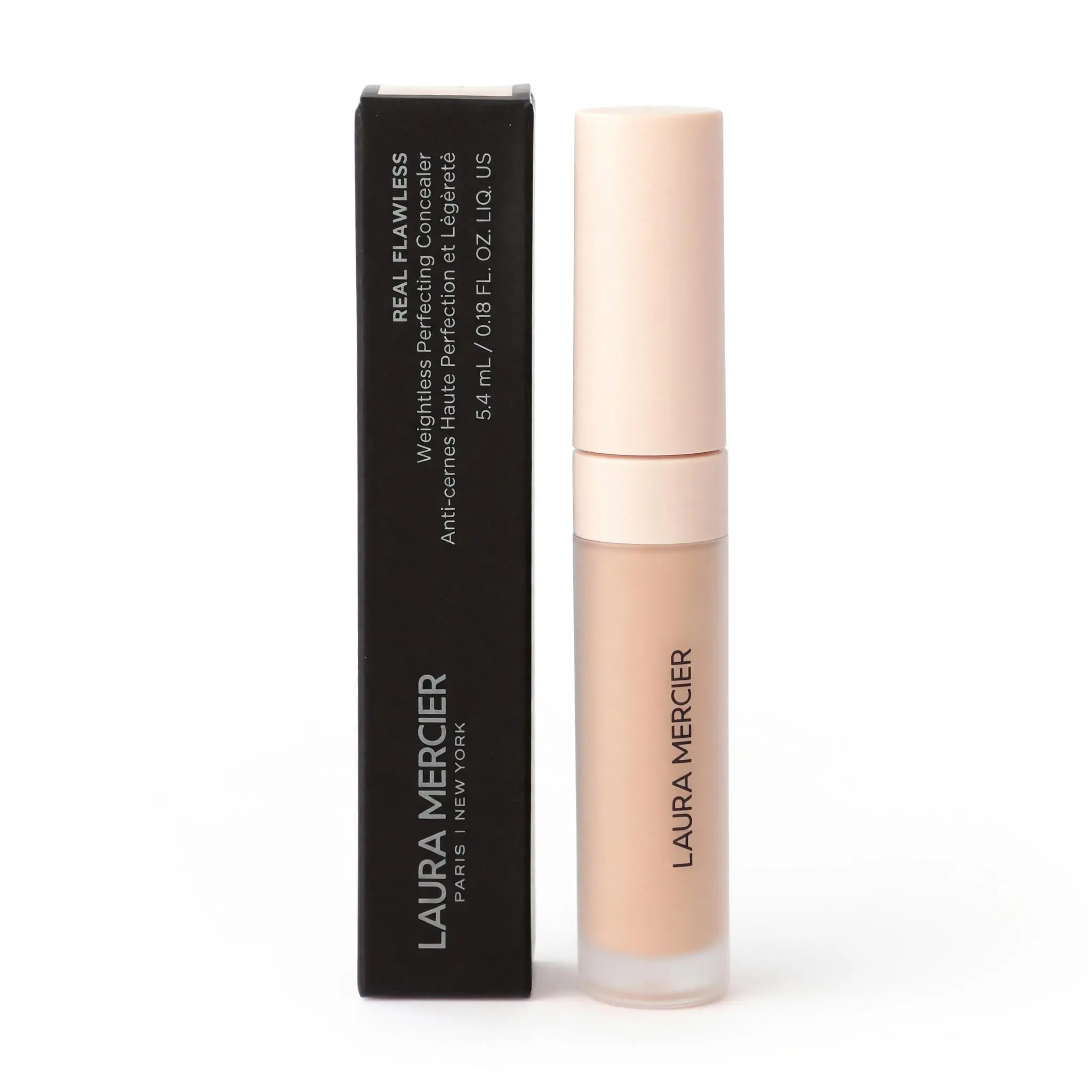 LAURA MERCIER Real Flawless Weightless Perfecting Concealer, Professional Makeup for a Seamless Look, Shade 1C1, 0.18 oz, Cosmetic