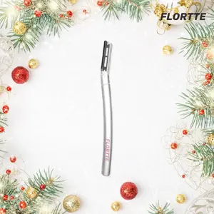 FLORTTE Fine 3D Eyebrow Shaping Razor Cosmetic for Precise Grooming and Defined Brows