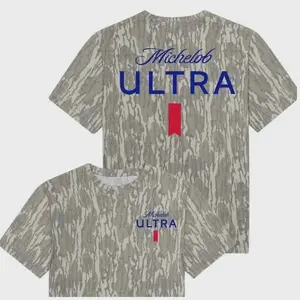 Michelod Ultra Mossy Oak Original Bottomland Tee For Men And Women, 3D Printed Graphic Tee, Unique Design T-Shirt, Everyday Casual Style