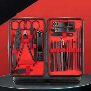 16/24pcs Stainless Steel Nail Clipper Set, Professional Grooming Tools, Eagle Beak Design, Sharp & Durable, for Home Use