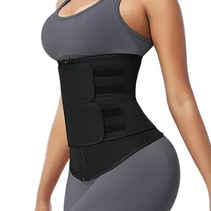 Women's double waistband waist trainer, chloroprene waist trainer, women's tight fitting shapewear waist belt