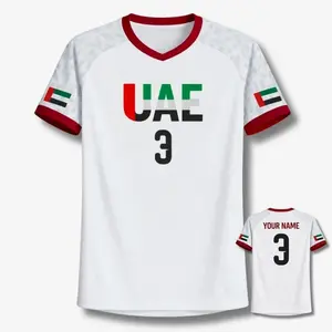 UAE Soccer Jersey Shirt, United Arab Emirates Fan Tee, Custom Name Number Gift 7EK IH6