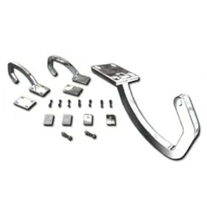 AutoLoc Power Accessories AUTTRH Universal Paintable / White Zinc Plated Trunk Hinge Kit
