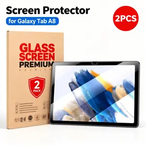2-piece set suitable for Samsung for A8 10.5-inch high-quality anti fingerprint smooth surface high-quality protection fashion design reinforced glass protective film reinforced glass screen protector