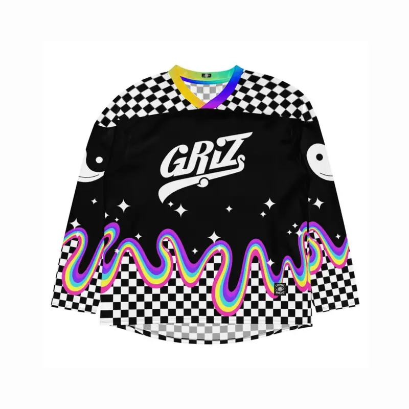 GRiZ Inspired Rave Jersey, Psychedelic Festival Outfit, Comfy Outfit for Bass Music Lovers
