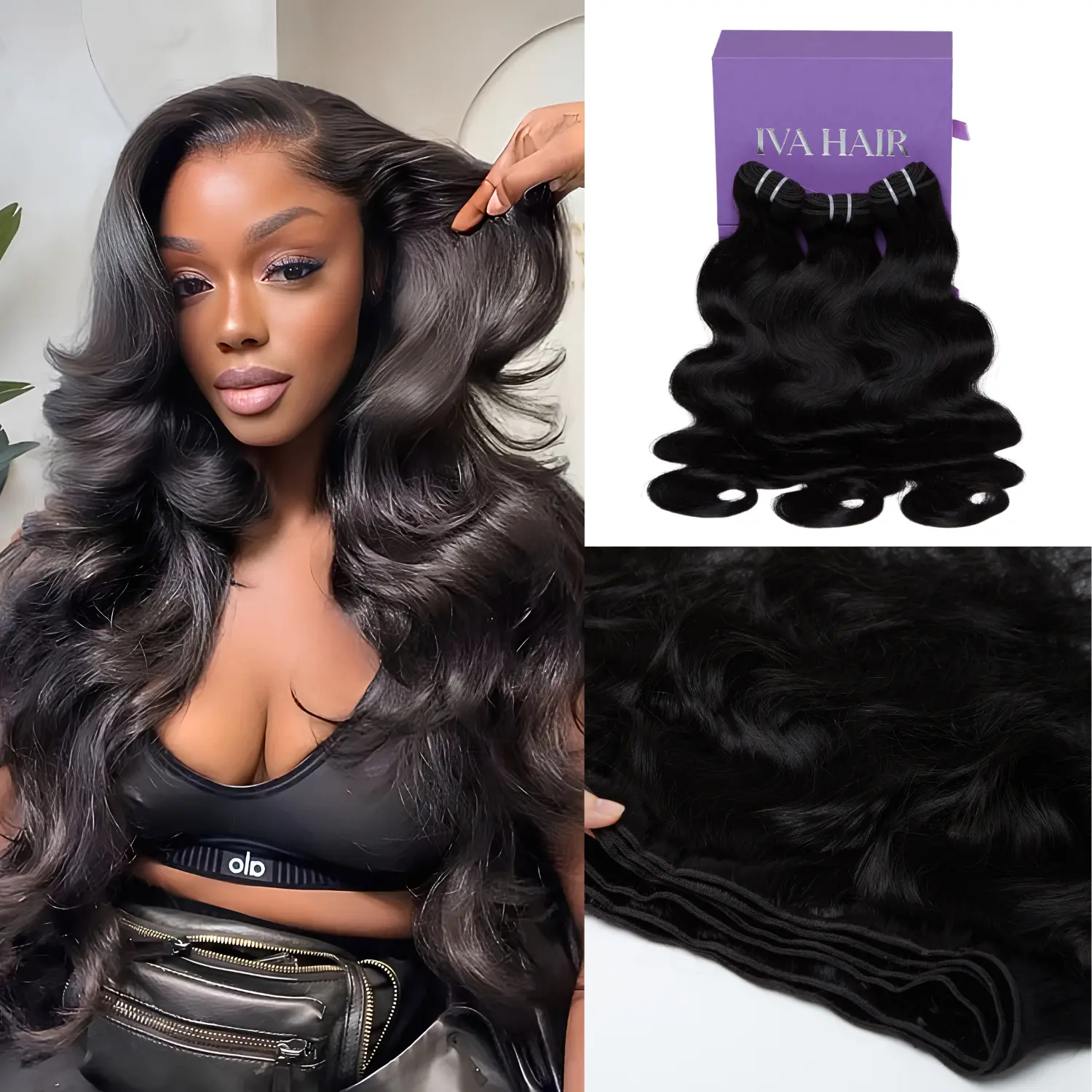 IVA Hair 16A Raw Indian Body Wave Bundles 100% Unprocessed Human Hair Lasts 3 Years No Shedding Raw Virgin Hair Extensions for Sew In Quick Weave (16-30 inch) #DealsforYouDays