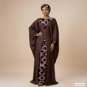Ankara Nailah Panel Kaftan