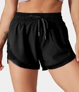 Halara Drawstring Contrast Mesh Dolphin 2-in-1 Shorts Summer Outfit#dealsforyoudays