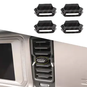 Car Interior Kit, Air Conditioner Outlet Vent Adjust Trim Cover for 2021+ Ford Bronco Interior Center Console Dashboard Accessory