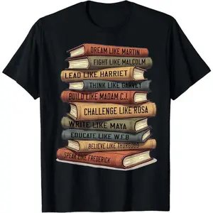 Black Leaders TShirt Celebrating Black History Month African American Teachers Graphic Tee Perfect Gift for Men and Women
