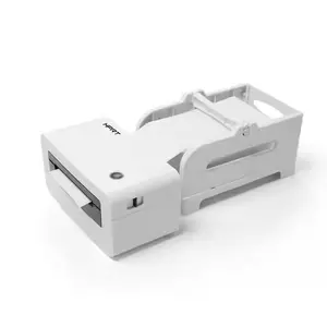 Hanin External Label Holder for Desktop Shipping Label Printers - Compatible with Fanfold and Roll Labels, Universal Thermal Printer Paper Tray