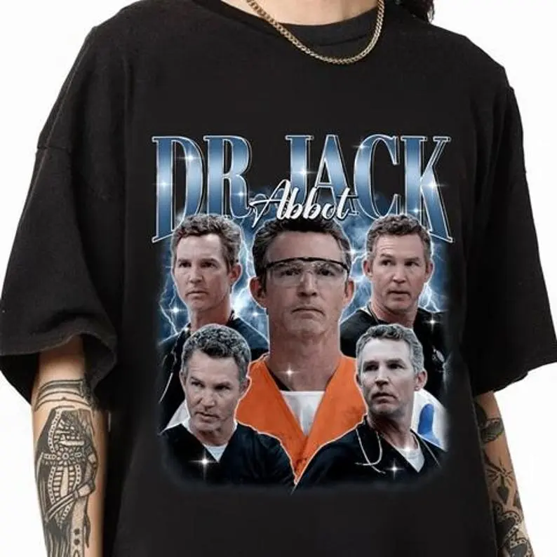 Dr. Jack Abbot Shirt, Vintage Style Tee, Medical Drama Fan Shirt, Funny Jack Abbott Shirt, Doctor TV Characters Shirt