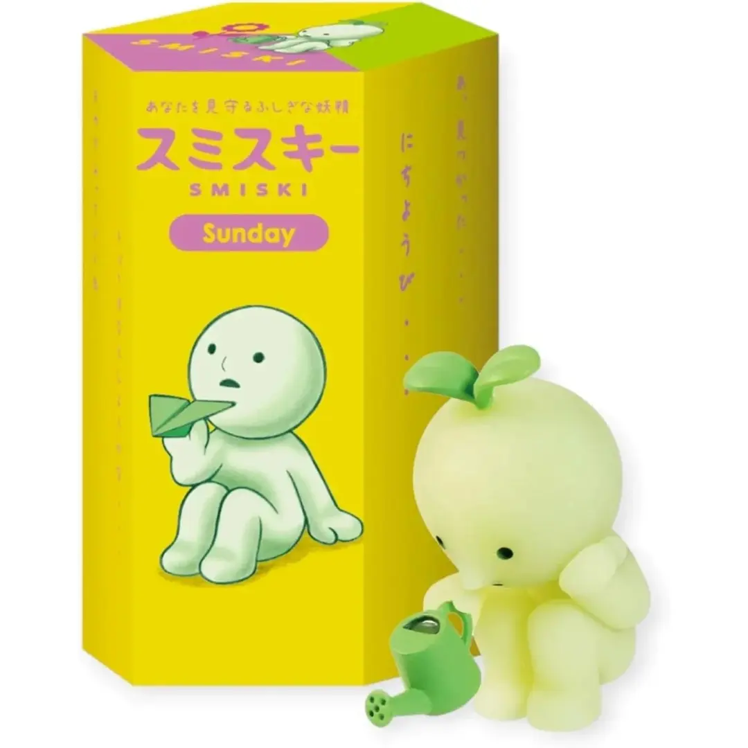 Smiski Sunday Series - Assorted Sealed Blind Box Original Glow in The Dark Mini Figures Smiski Sunday Series - Assorted Sealed Blind Box Original Glow in The Dark Mini Figures