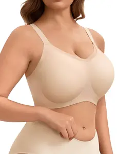 Wacoal Women's Simone Series Underwire Sports Bra - Unlined, Full-Coverage, Breathable, Seamless, Hook Closure, Strappy Back, Jelly Strip Support, Non-Restrictive Feel, Supportive Lift & Centering