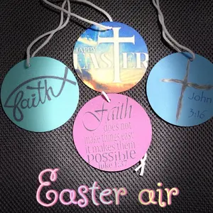 Pack of 4 Easter/religious themed air fresheners