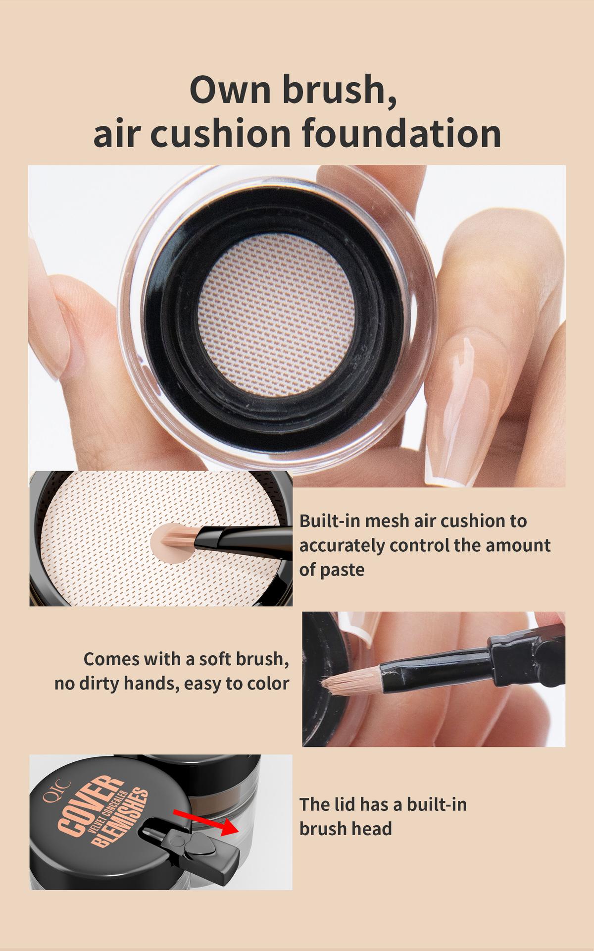 Waterproof Matte Concealer Balm, Full Coverage Lightweight Cream for Acne, Scars, Redness and Dark Spots, Smooth Blendable Texture with Moisturizing Formula for Flawless Finish, Ideal for Weddings, Parties and Daily Wear Waterproof Matte Concealer Balm, Full Coverage Lightweight Cream for Acne, Scars, Redness and Dark Spots, Smooth Blendable Texture with Moisturizing Formula for Flawless Finish, Ideal for Weddings, Parties and Daily Wear