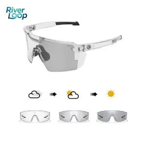 Photochromic Polarized Safety glasses,Sunglasses for Men & Women Oversized Vintage UV400 Y2K Aviator Eyewear Ideal for Fishing, Golf, Cycling, Driving, and Sports