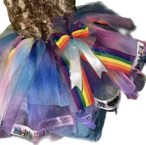 Custom Tutu and Matching Hair Bow for kids