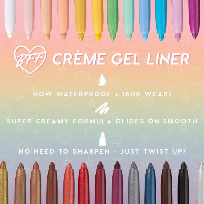 ColourPop® Creme Gel Liner - Waterproof 18HR Longevity Super Creamy Matte Smooth Gel Eyeliner for Easy Blending & Super Pigmented Shades 0.2g