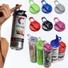 FLYBOK 6-Pack Mixed Colors Interchangeable BPA-Free ABS Leakproof Drink Lids & Covers Set - Locking Seal Snap-On Reusable, Dishwasher Safe, Fits 12-16oz Soda Cans & Tumblers, Preserves Carbonation, Home Party Supplies