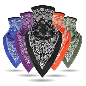High Quality Pinhole Triangle Towel Cycling Headwear Breathable Neck Cover Scarf Balaclava Windproof Dustproof Outdoor Bandana for Motorcycle Bike Ski Sports