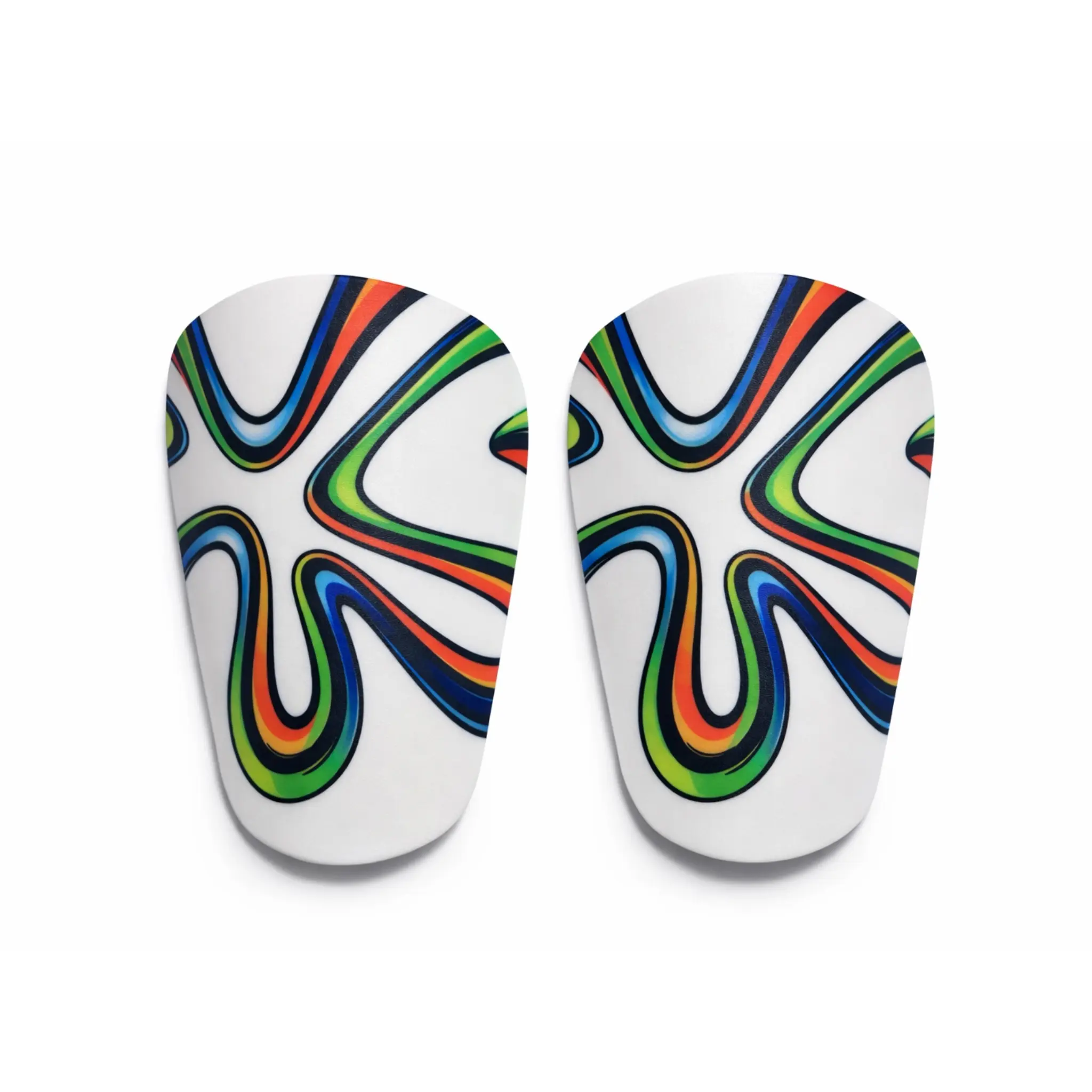 2014 Brazil Ball Mini Shinguards for Soccer – Lightweight, Speed-Optimized Feel