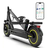 Summerwins Zwheel 350W/500W Foldable Electric Scooter with Bluetooth APP Control, Dual Braking System, 10"/8.5" Puncture-Proof Tires, 19/22 MPH Speed, 22/28 Mi Long Range, Double Suspension, Lightweight Portable Outdoor Commuter Scooter tiktokshopbacktosc