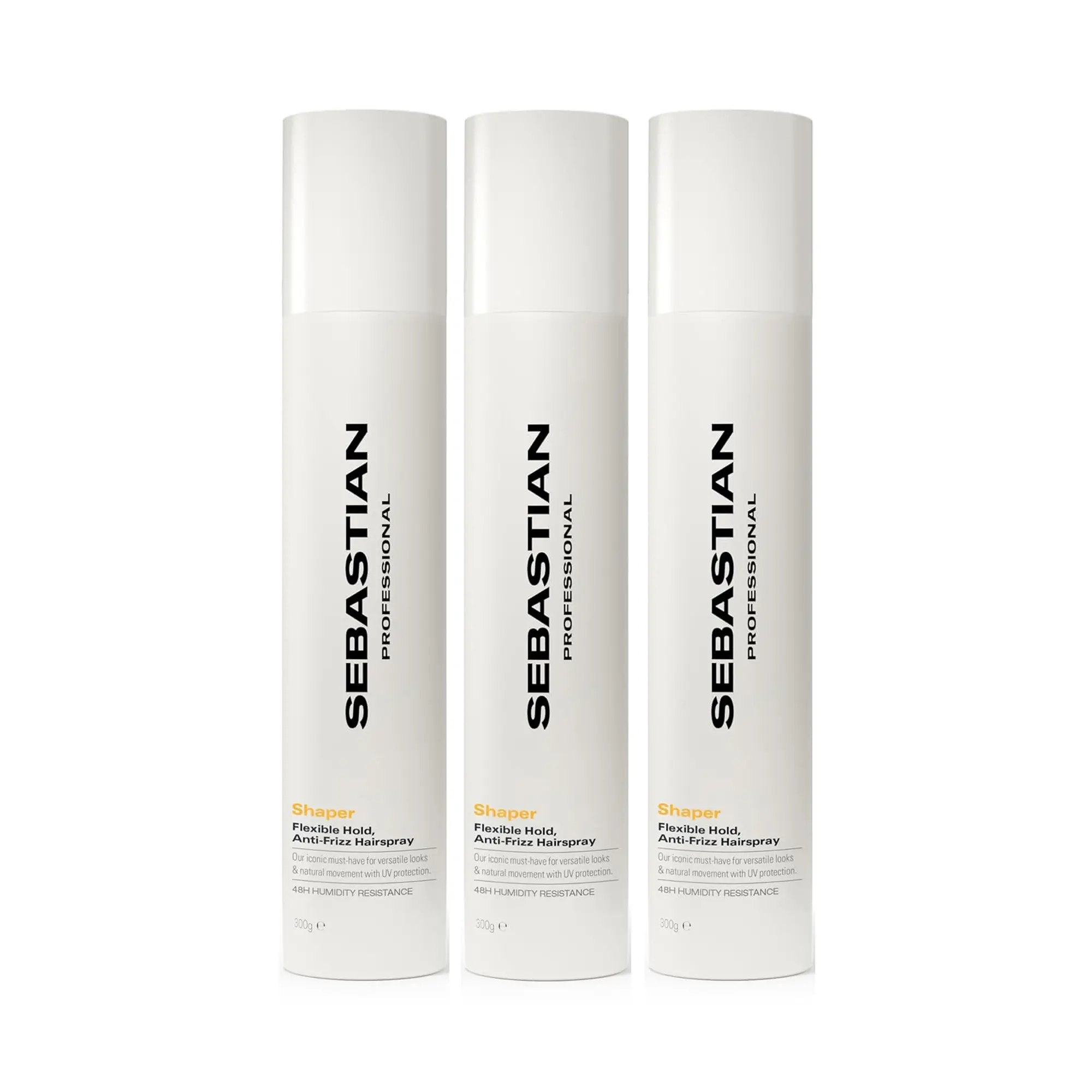 Sebastian Shaper 3-Pack Brushable Hairspray Lightweight Flexible Control for All Hair Types Sebastian Shaper 3-Pack Brushable Hairspray Lightweight Flexible Control for All Hair Types
