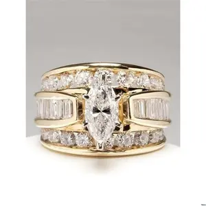 Decoration Decor Copper Fashion 1pc Cubic Zirconia Ring For Women For Wedding