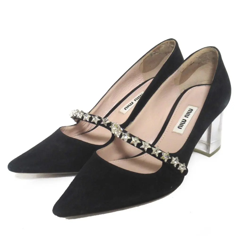 Pre-owned miu miu Other Small Leather Goods Star Bijou Pumps