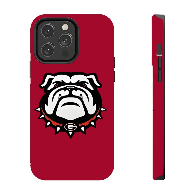 Tough Georgia Football Protective Smartphone Case - Mobile Accessory with Impact Protection, Unique Design, Compatible with iPhone 17/16/15/14/13/12/11 Pro Max/Plus & Samsung Galaxy S23FE/22/23/24/25 Devices (Phone Accessories for Daily Use)