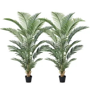 VeriNatural 5/6FT UV Resistant Artificial Palm Tree for Indoor & Outdoor (2-Pack)（VN125）