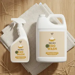 Fresh Nest Egg Wash for Backyard Chickens | Non-Toxic Egg Cleaning Spray