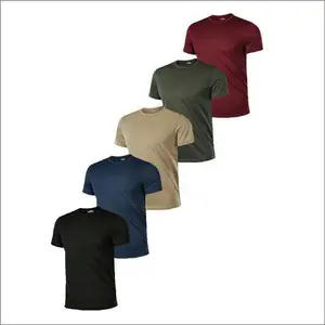 Ice silk mesh t-shirt for men, summer short-sleeve, solid color, loose fit, youth half-sleeve, quick-dry, breathable sports top