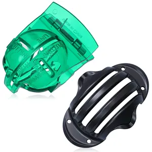 Precision Golf Ball Alignment Marker Set, 2-Piece Swing Guide Template, Quick Straight Line Marking, Compatible with All Standard Golf Balls