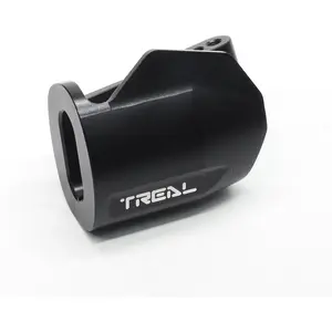Promoto-MX Aluminum 7075 Exhaust Pipe Upgrades Replacement for LOSI 1:4 Promoto MX Motorcycle Dirt Bike(Black)