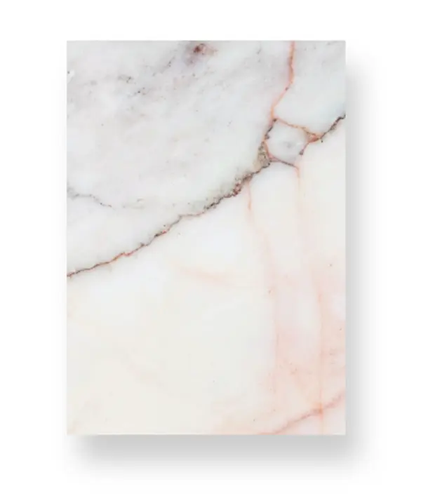Warm White Marble Notebook