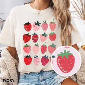 Comfort Colors® Subtle Anti Tr^mp Shirt Cute Strawberry Tshirt Fck Donald Tr^mp Fdt T-shirt Floral Feminist Tee Tank Resist Shirt Gift