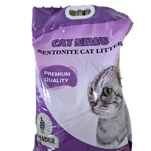 Cat News Premium Quality Bentonite Cat Litter with Lavender Scent for Optimal Cat Care