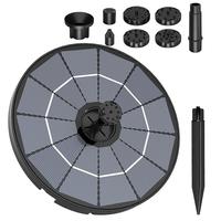 2.8w round split solar fountain