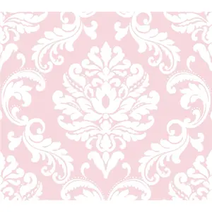 Pink Ariel Peel & Stick Wallpaper