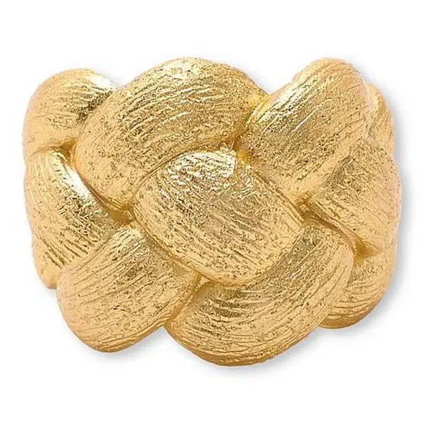 Bellezza Bronze Braided Graduated Ring