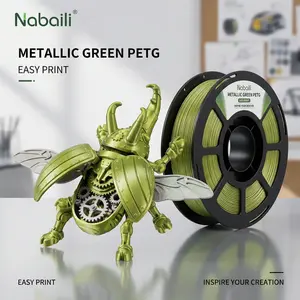 Nabaili Metallic Green PETG 3D Printer Filament Easy Print Inspire Your Creation kg Spool