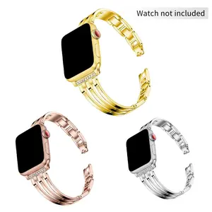 Fashionable Watch Band for Apple Watch (Band Only), Stylish & Exquisitely Designed Watch Band, Adjustable Clasp Watch Band for Women & Men, Wearable, Smart Watch Straps