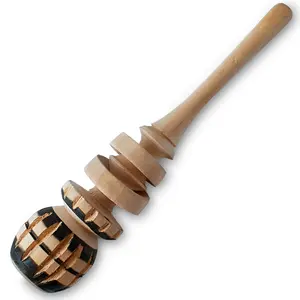 Authentic Artisanal Molinillo Hot Chocolate Frother (SMALL CUP SIZE) - Handmade Wooden Whisk for Mexican Hot Chocolate - Molinillo para Chocolate - Wooden Wisk - Traditional Mexican Cookware