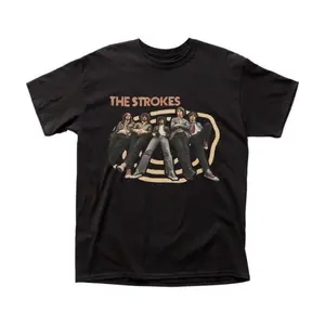 VTG Graphic Design Music Band The Strokes Crewneck Short Sleeve Unisex T-Shirt