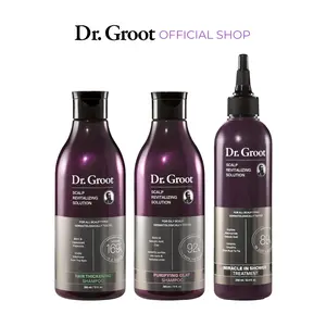 Dr. Groot Hair & Scalp Reset Bundle Conditioner Haircare for Fuller Hair Hydrate Shampoo